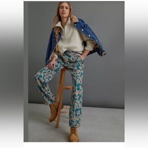 NWOT Anthropologie size 12 Ali paisley utility pants